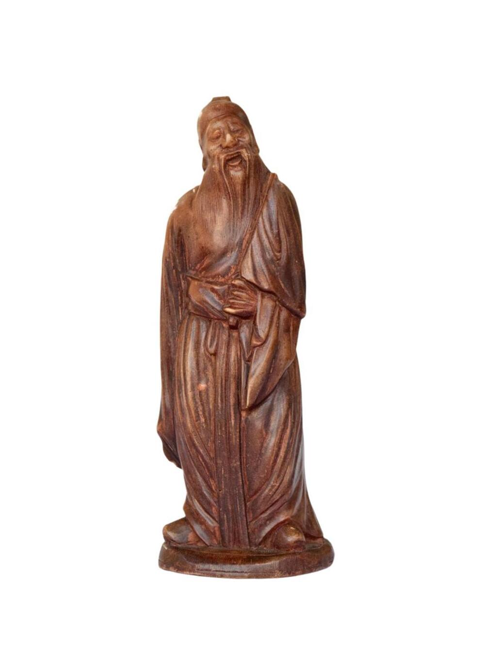 Chinese Sage Wooden Figure